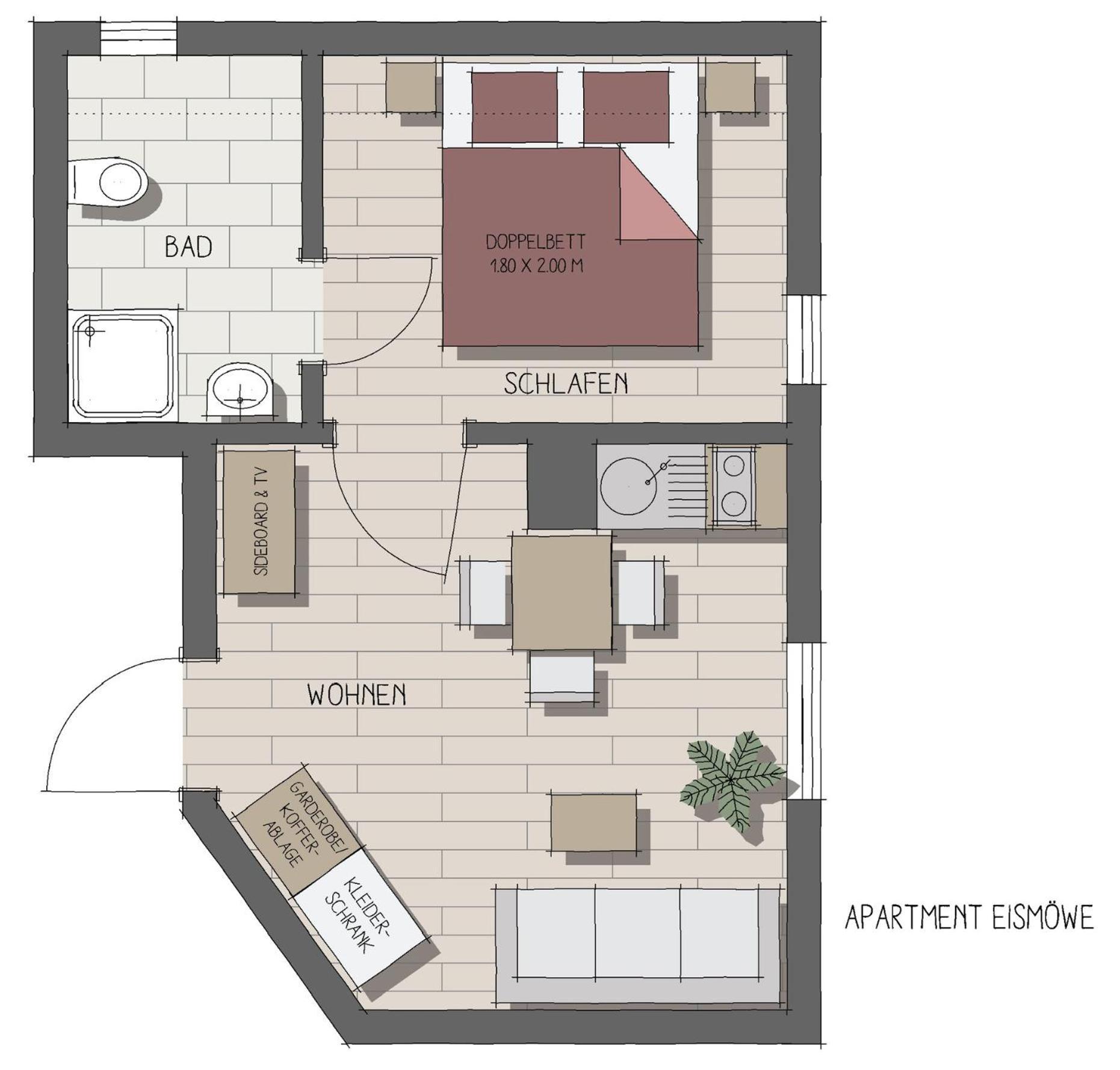 Apartmenthaus Moewenschrei Инзел Поел Екстериор снимка